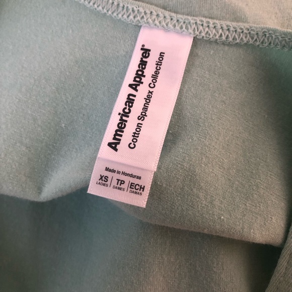 NWOT American Apparel Mint Green Crop Top Tank - Size XS BUNDLE FOR DISC - Picture 4 of 5
